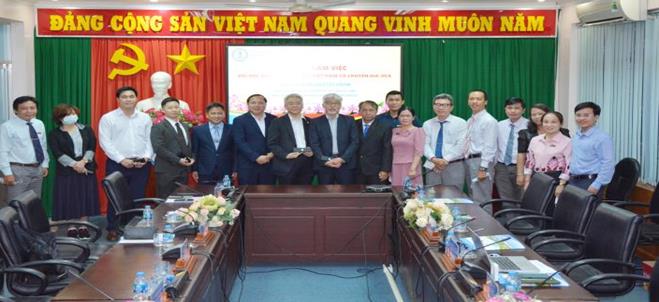 Lãnh đạo tiếp và làm việc với Đoàn công tác Học viện Nông nghiệp Việt Nam và chuyên gia JICA